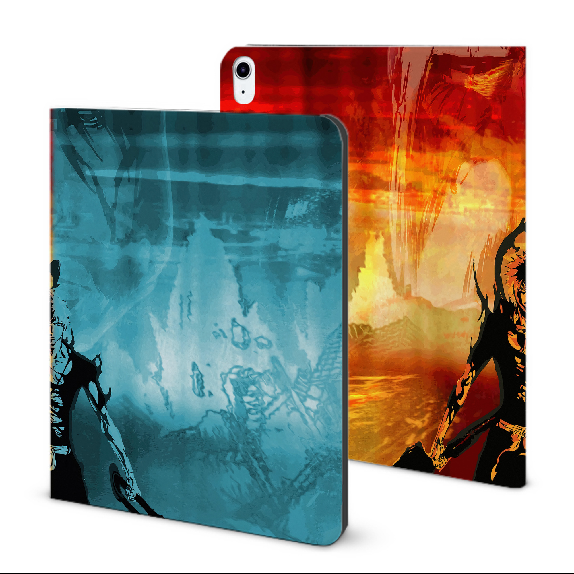 （画像用） ブリーチ BLEACH IPad ケース ブック型 PUレザー TPU 耐衝撃 軽量 薄型 ペン収納なし 全面保護 IPad 各モデル対応